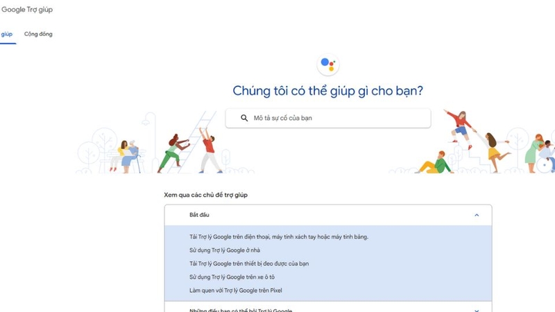 Bước 1: Truy cập vào Trợ lý Google.