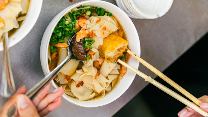 Hoành thánh lá tôm khô 5