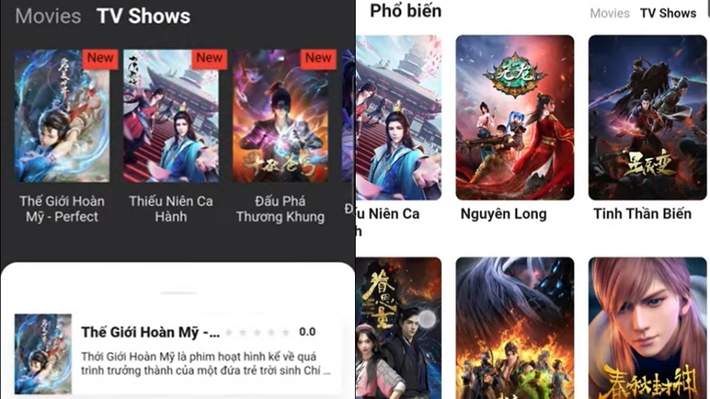 Phần mềm Hoạt Hình 3D TQ cung cấp những bộ phim 3D mới nhất, hot trend
