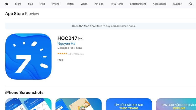 Cách tải Hoc247 trên iOS
