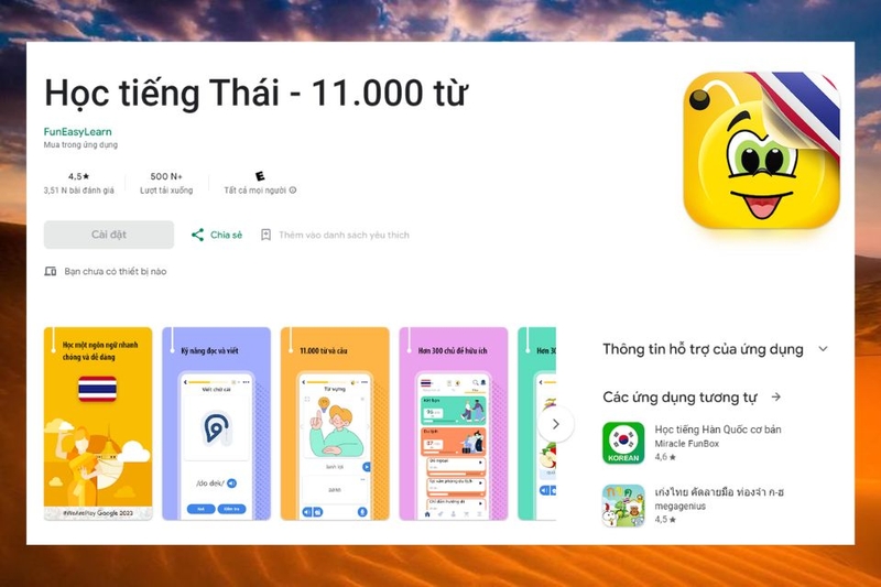 Học tiếng Thái ảnh 3