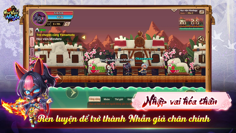 huong dan choi hoc vien ninja g4m