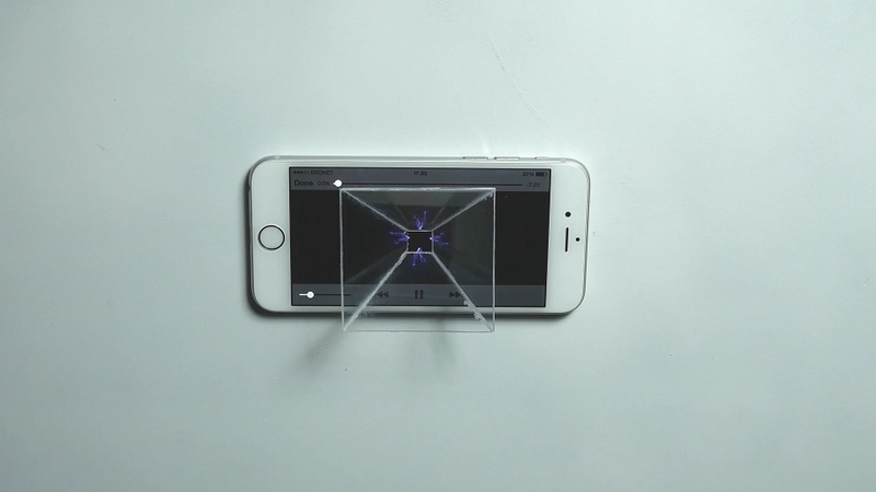 Bước 4: Thử nghiệm hiệu ứng hologram 3D