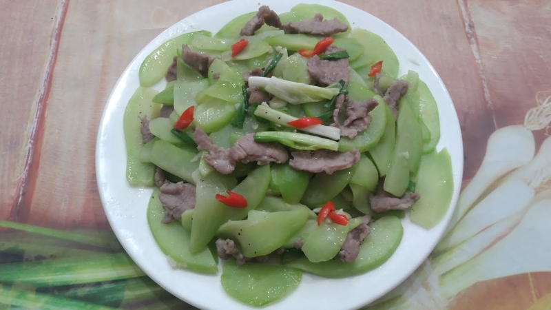 su su xao thit bo