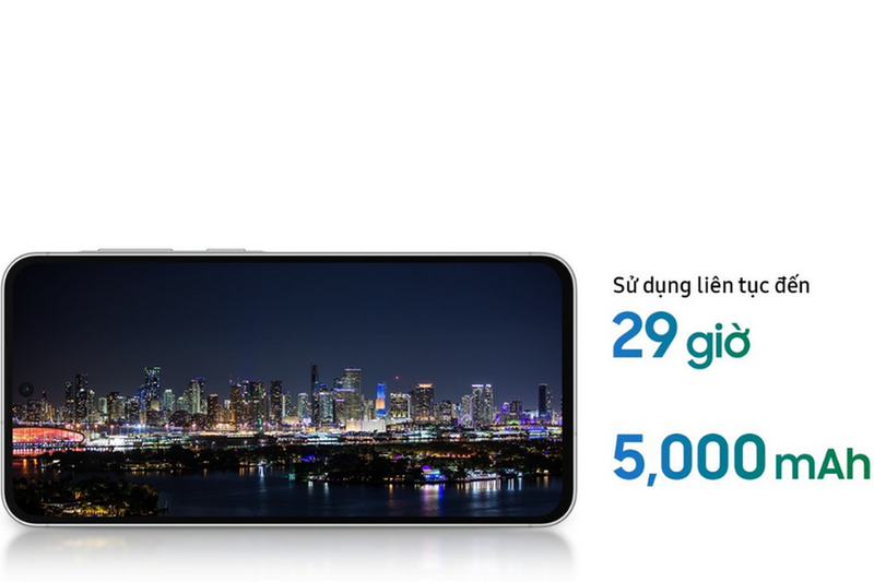 Điện thoại sở hữu viên pin lớn đến 5.000mAh