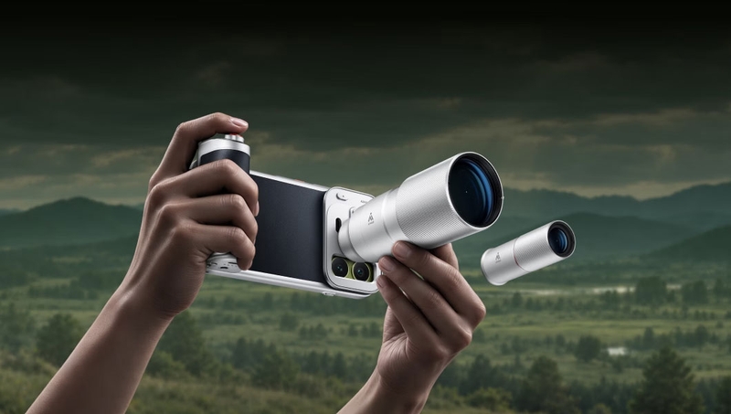 HONOR Magic9 Pro Max hỗ trợ teleconverter gắn ngoài, mở rộng tiêu cự khi chụp các chủ thể ở khoảng cách xa.