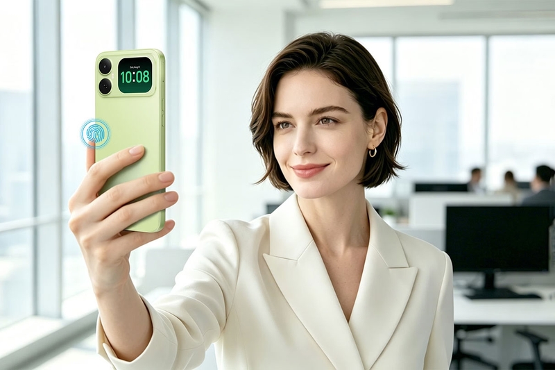 HONOR Play20C tích hợp cảm biến vân tay cạnh bên, giúp mở khóa điện thoại nhanh chóng và thuận tiện.