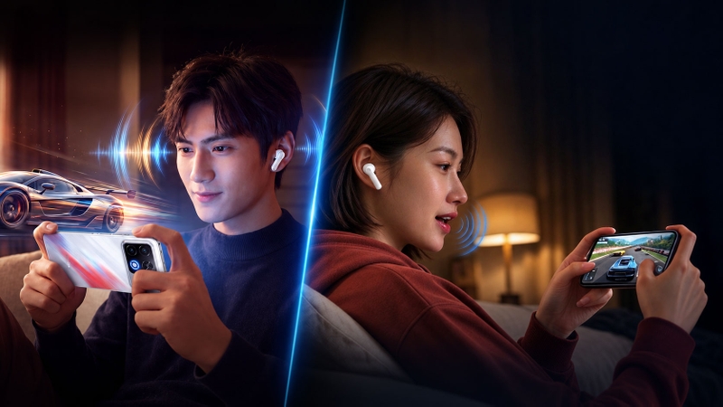 HONOR WIN Earphones tích hợp AI dịch thuật đa ngôn ngữ theo thời gian thực, giúp người dùng giao tiếp thuận tiện hơn.