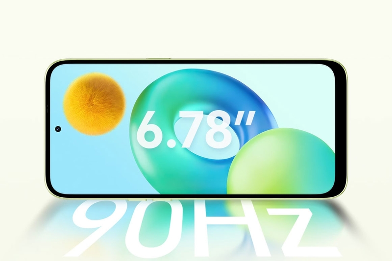 Màn hình 6,78 inch, 120 Hz trên HONOR X5ds giúp thao tác cuộn và chuyển cảnh mượt hơn.