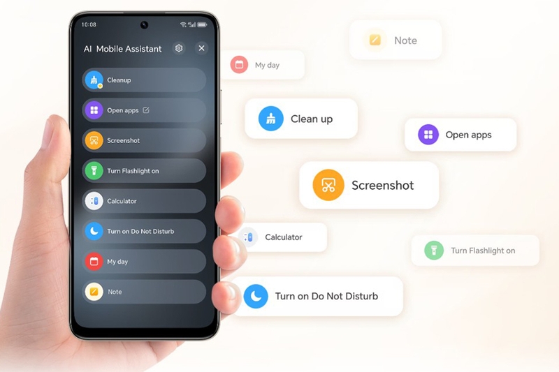 hỗ trợ AI trên HONOR X7d
