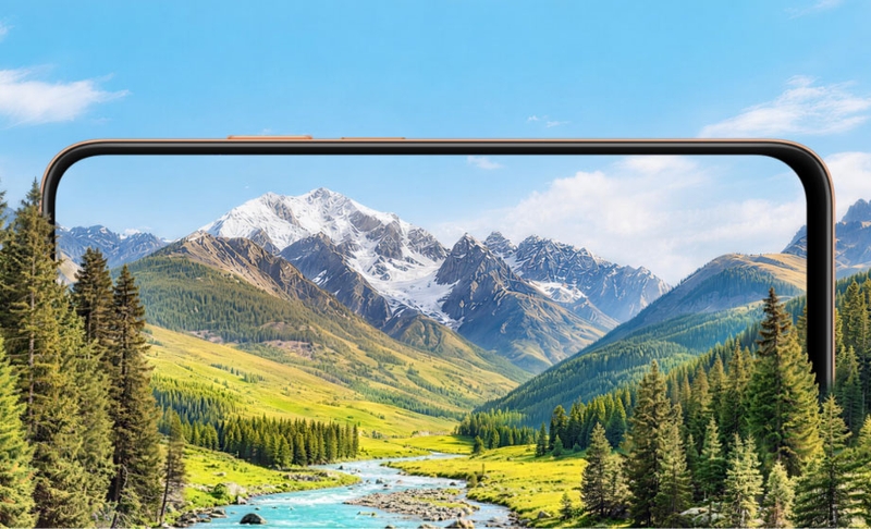 HONOR X8e 4G sở hữu màn hình 6,87 inch, tần số quét 120 Hz cho trải nghiệm vuốt chạm mượt mà.