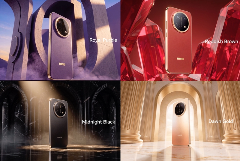 HONOR X9e Pro có bốn tùy chọn màu
