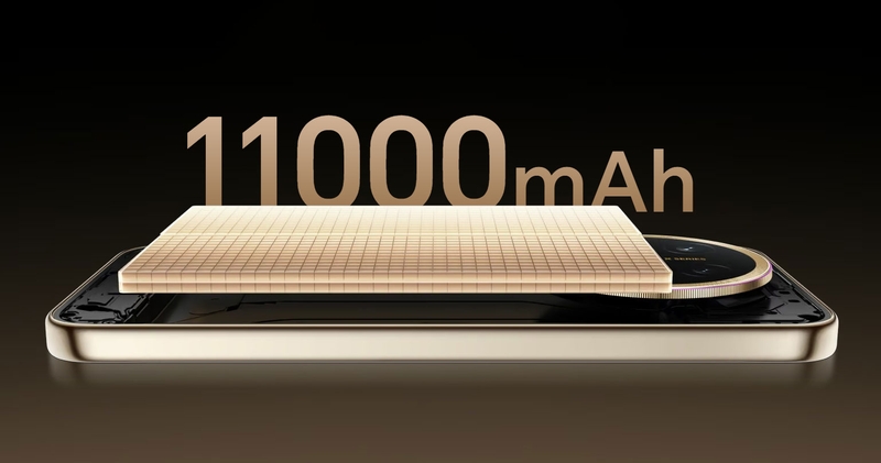 Pin 11.000 mAh giúp HONOR X9e Pro kéo dài thời gian sử dụng, đồng thời hỗ trợ sạc nhanh 80 W.