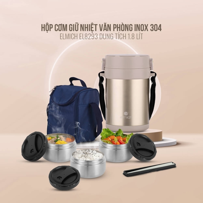Hộp cơm giữ nhiệt Elmich - ảnh 3
