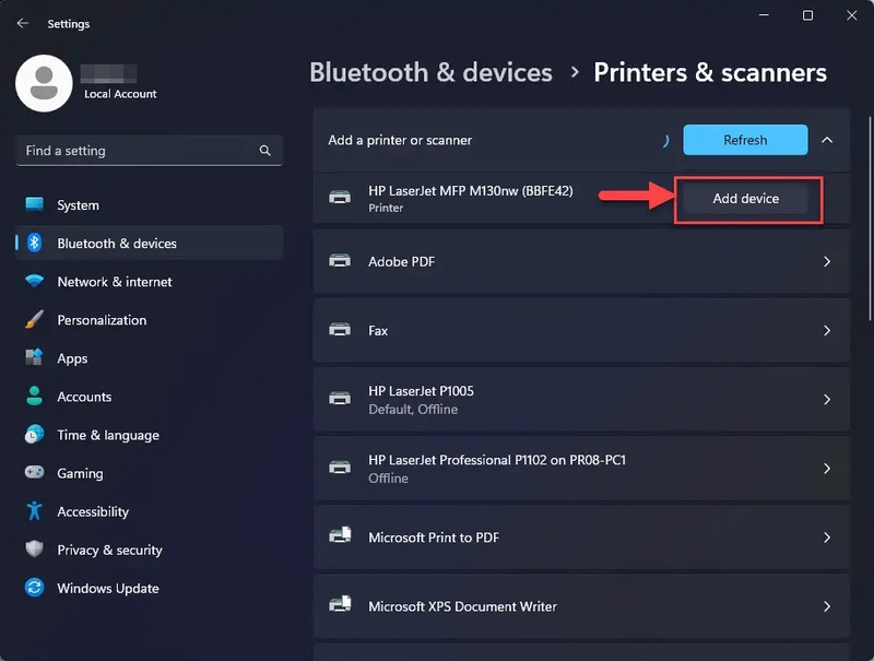 Cách kết nối laptop với máy in Canon ảnh 2