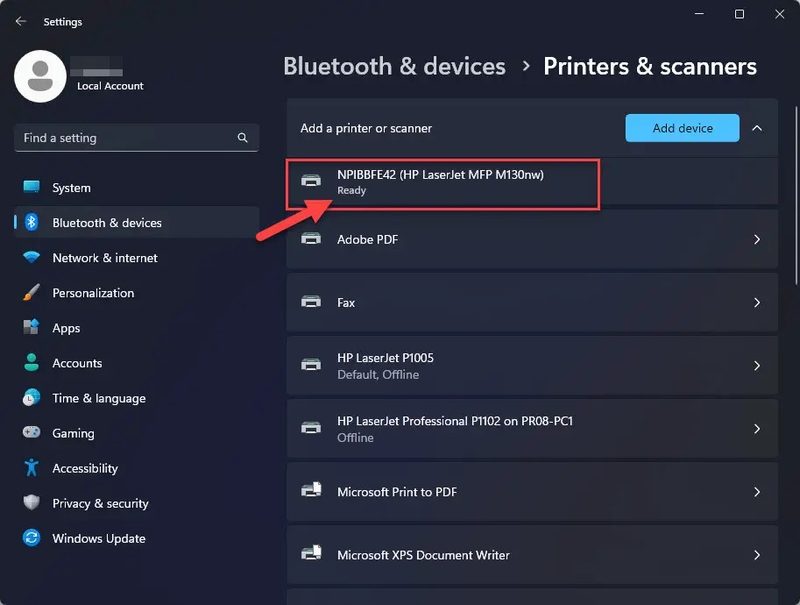 Cách kết nối laptop với máy in Canon ảnh 3
