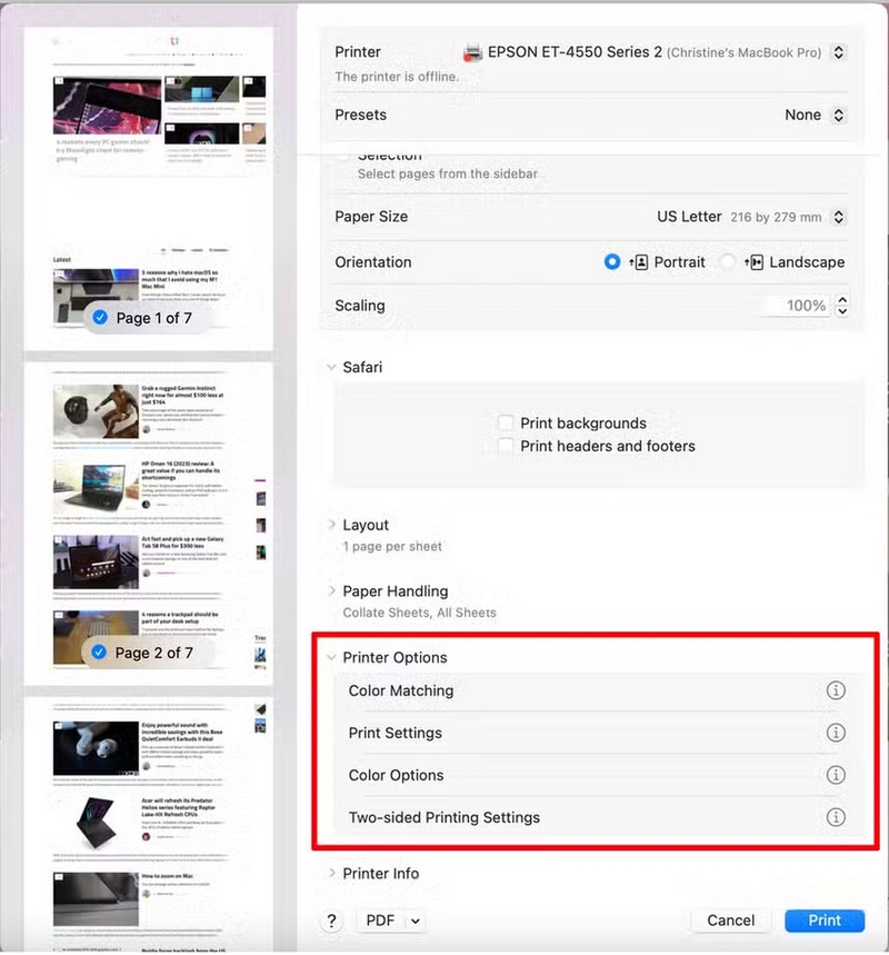 Cách in trên MacBook - ảnh 7