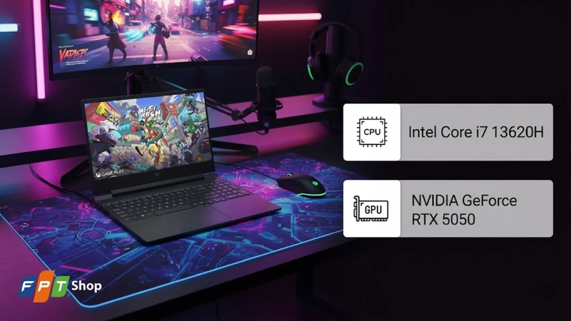 Hiệu năng mạnh, sẵn sàng xử lý game và tác vụ nặng