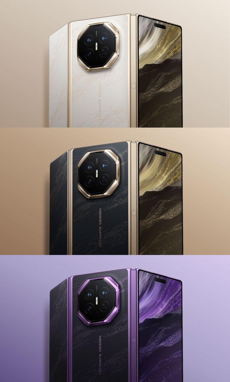 HUAWEI Mate XT 2 có ba tùy chọn màu.