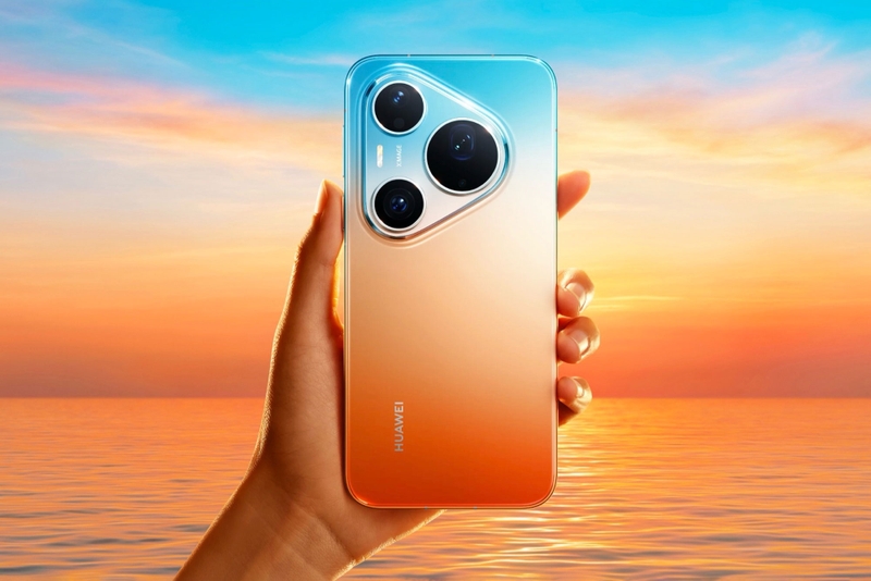 HUAWEI Pura 90 Plus dự kiến sở hữu thiết kế mặt lưng với cụm camera hình tam giác nổi bật.
