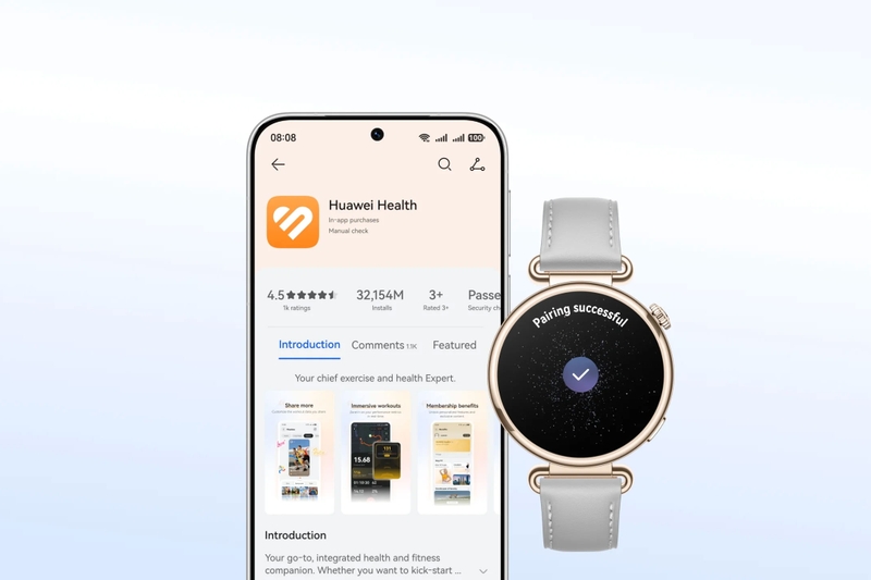HUAWEI WATCH GT 7 Series kết nối với HUAWEI Health để đồng bộ dữ liệu tập luyện và sức khỏe trên điện thoại.