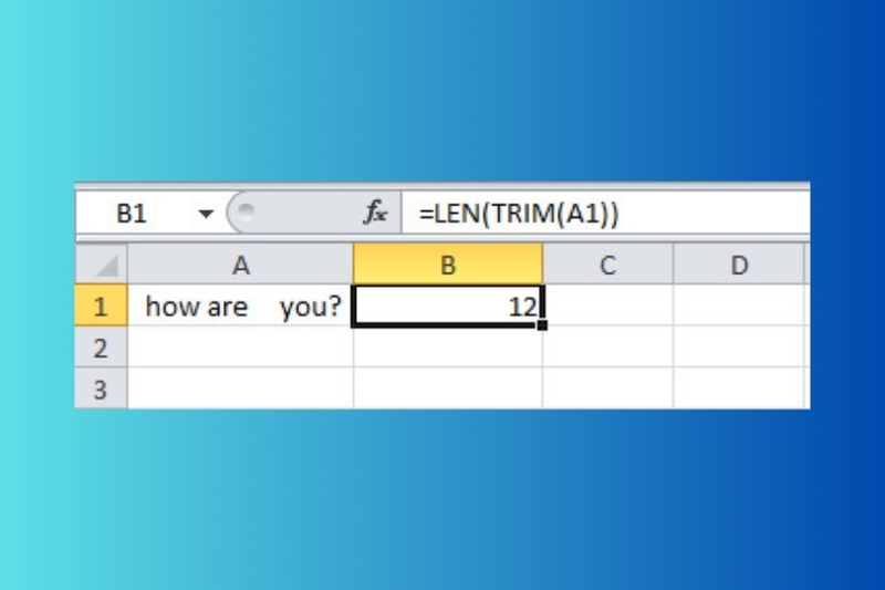 hướng dẫn cách đếm số từ trong ô trên excel hình 2