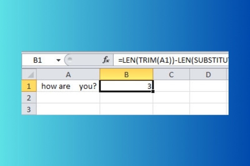 hướng dẫn cách đếm số từ trong ô trên excel hình 5