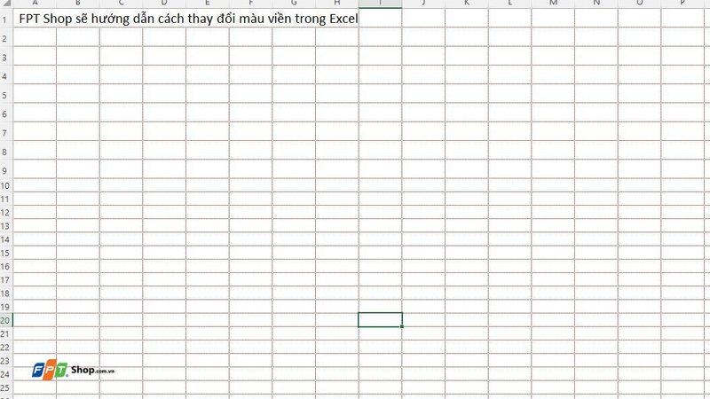 Hướng dẫn cách thay đổi màu viền trong Excel (ảnh 10)