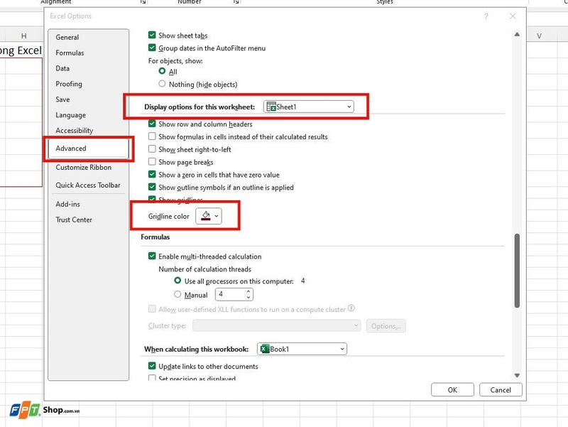 Hướng dẫn cách thay đổi màu viền trong Excel (ảnh 9)