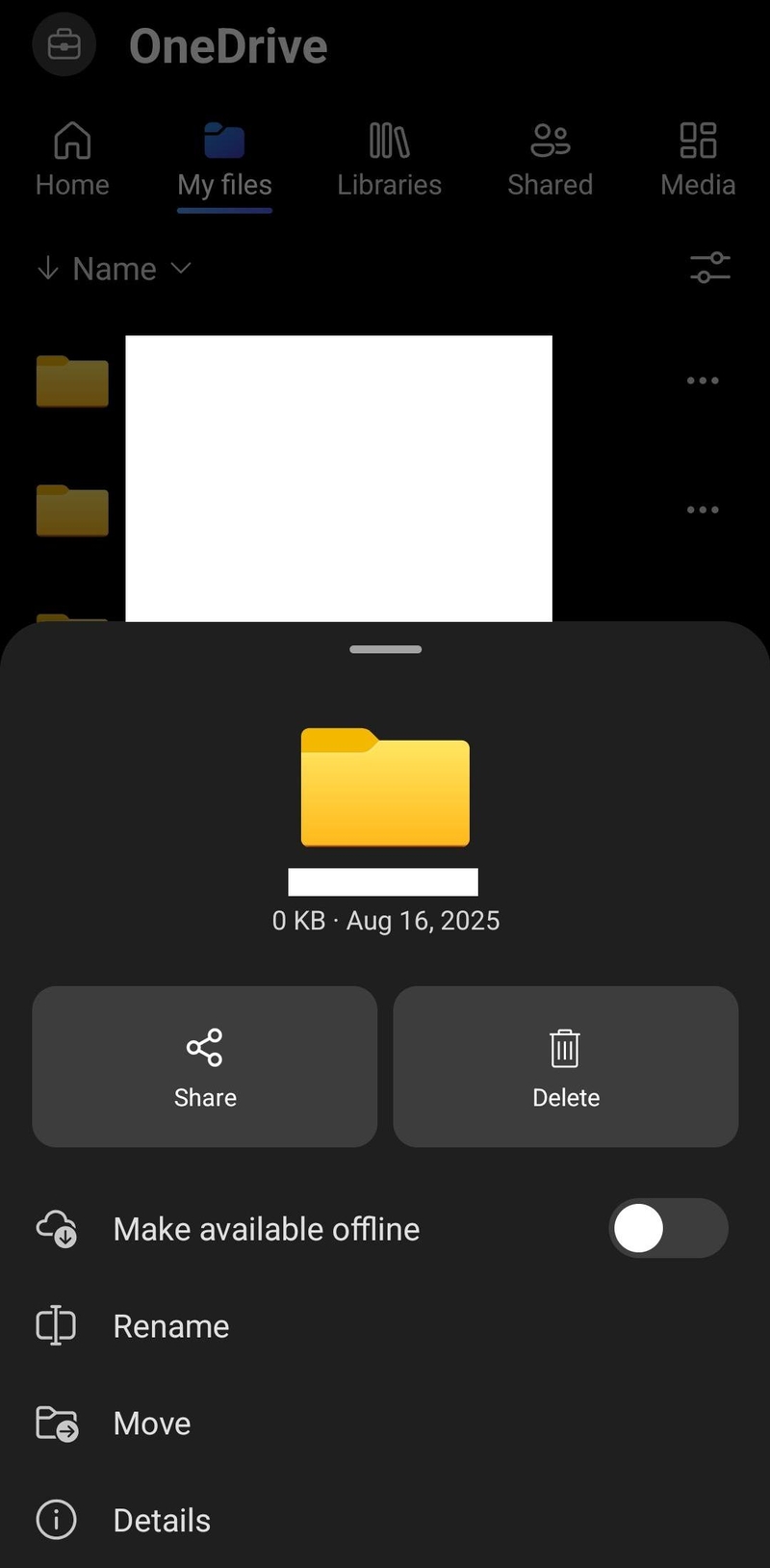 cách xóa ảnh trên onedrive từ điện thoại - Hình 6