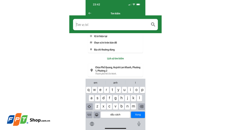 Xác định vị trí 