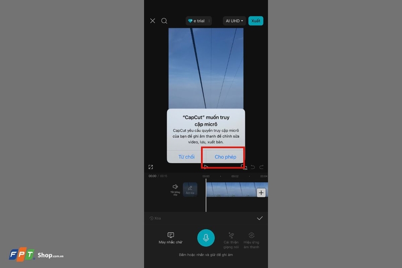 Hướng dẫn lồng tiếng vào video CapCut (ảnh 6)