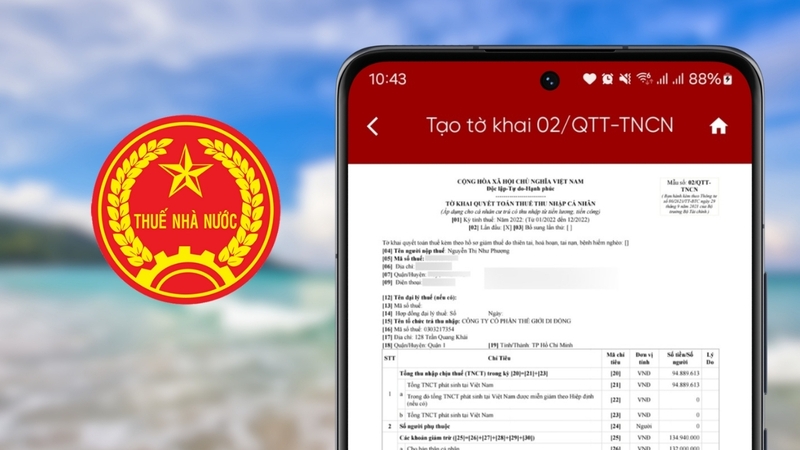 Hướng dẫn quyết toán thuế TNCN 2026 trên eTax Mobile (ảnh 2)