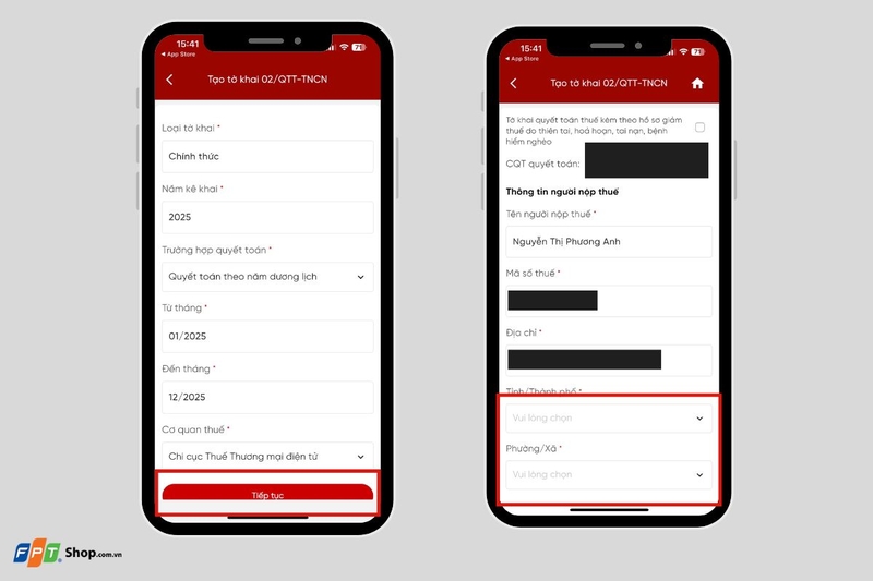 Hướng dẫn quyết toán thuế TNCN 2026 trên eTax Mobile (ảnh 7)