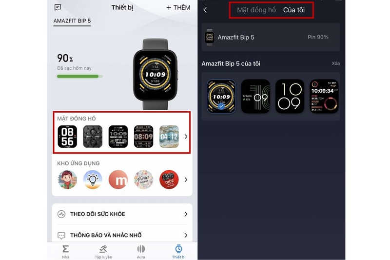 Hướng dẫn sử dụng các tính năng thông minh trên Amazfit BIP 5 (ảnh 9)