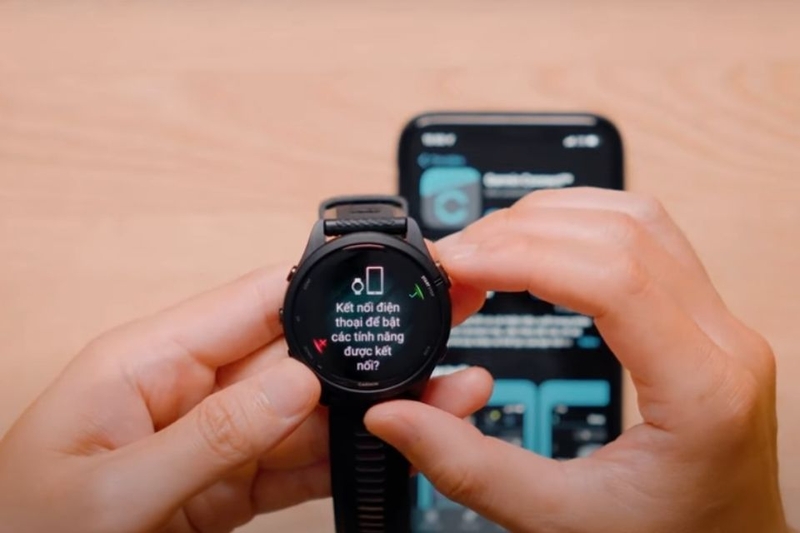 Kết nối đồng hồ với ứng dụng Garmin Connect