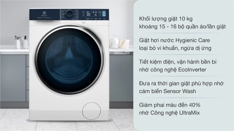 huong dan su dung bang dieu khien may giat electrolux 10 kg