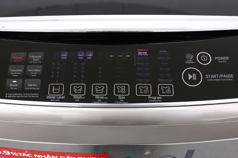 hướng dẫn sử dụng máy giặt lg cửa trên 4
