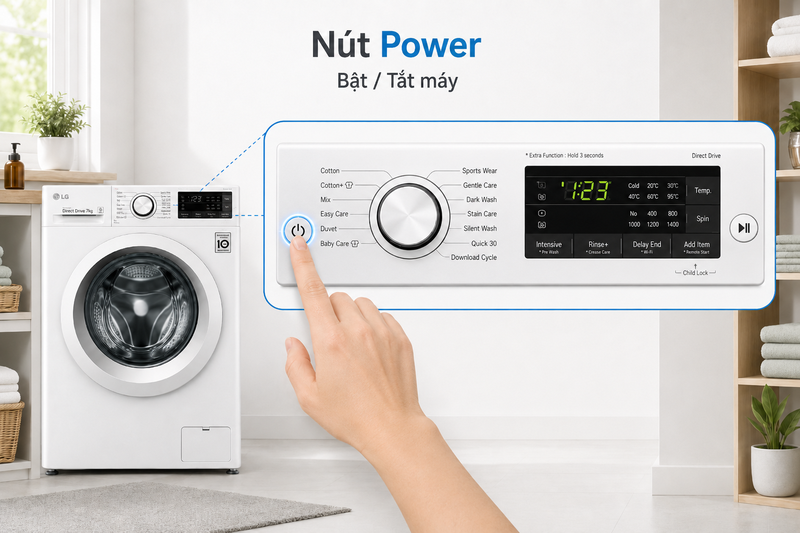 hướng dẫn sử dụng máy giặt lg direct drive 7kg ảnh 5
