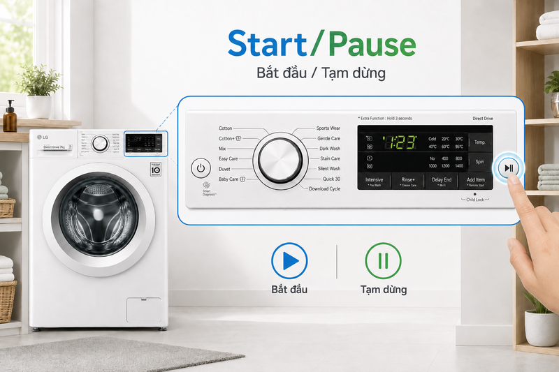 hướng dẫn sử dụng máy giặt lg direct drive 7kg ảnh 6