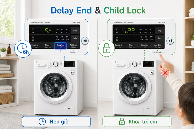 hướng dẫn sử dụng máy giặt lg direct drive 7kg ảnh 10