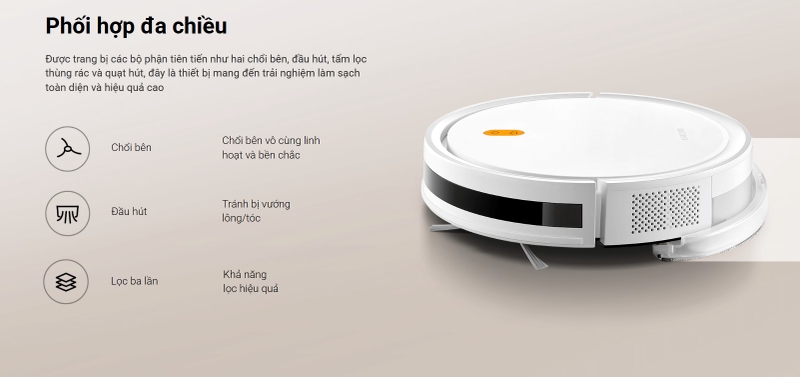 hướng dẫn sử dụng robot h&uacute;t bụi xiaomi vacuum e5 ảnh 1