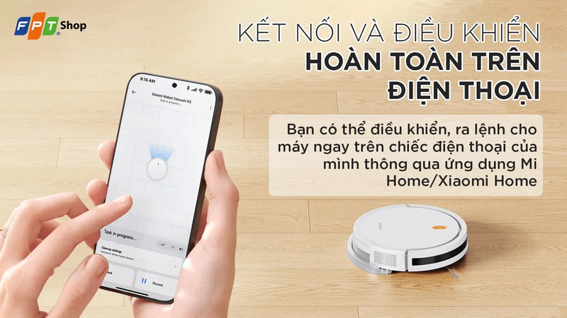 hướng dẫn sử dụng robot h&uacute;t bụi xiaomi vacuum e5 ảnh 12