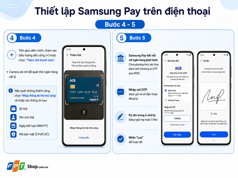 ướng dẫn thiết lập Samsung Pay 3