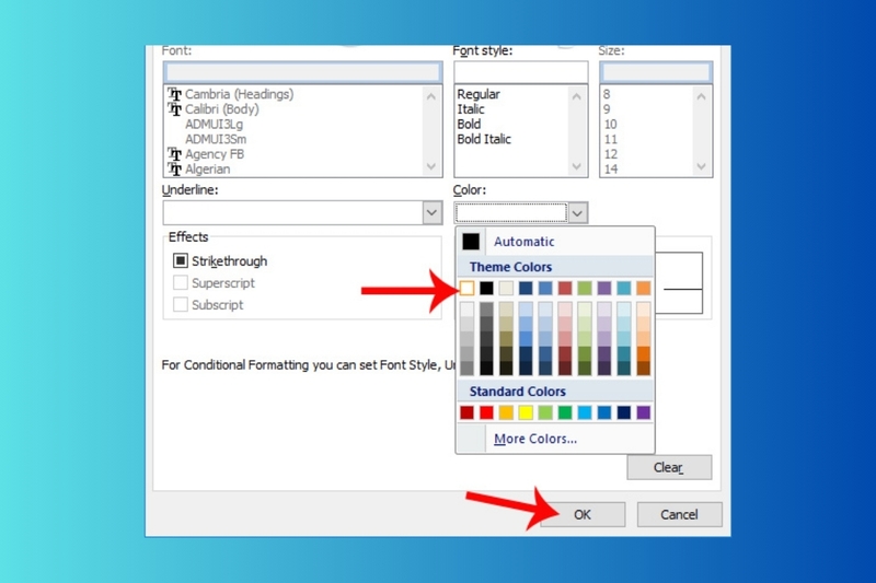 hướng dẫn xóa ẩn số 0 trên excel hình 10