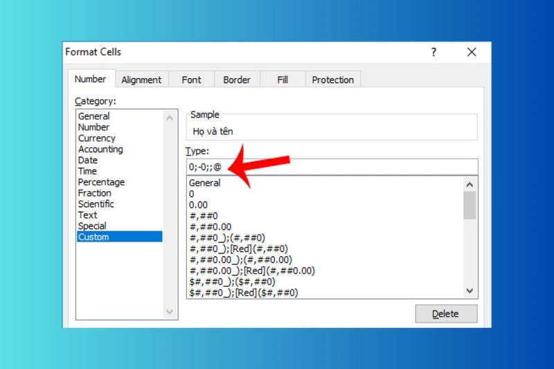 hướng dẫn xóa ẩn số 0 trên excel hình 5