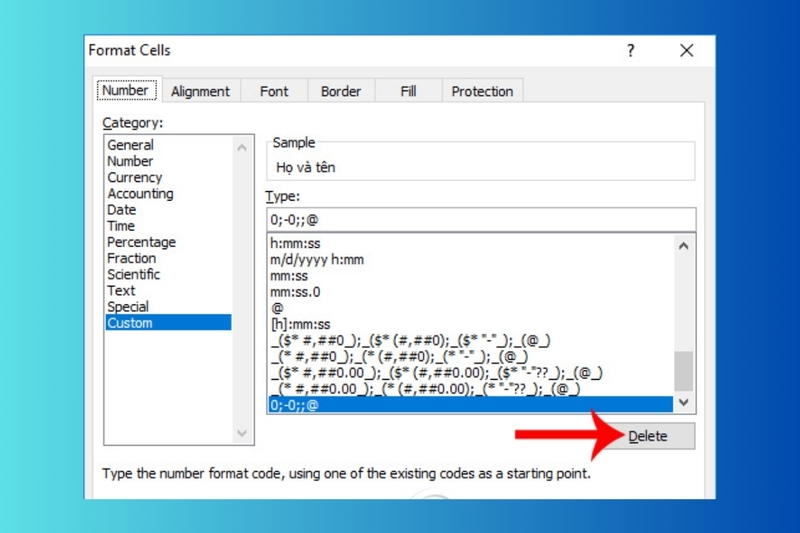 hướng dẫn xóa ẩn số 0 trên excel hình 7