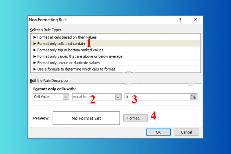 hướng dẫn xóa ẩn số 0 trên excel hình 9