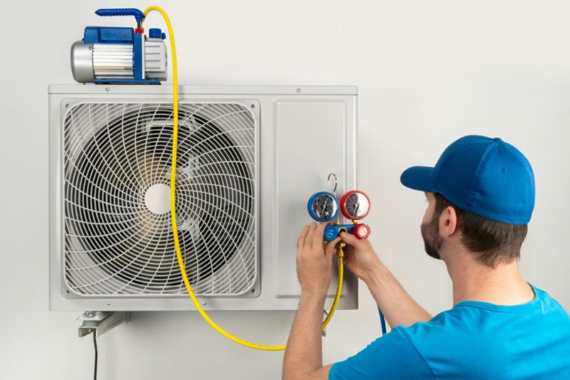 Hút chân không máy lạnh khi lắp đặt - 05
