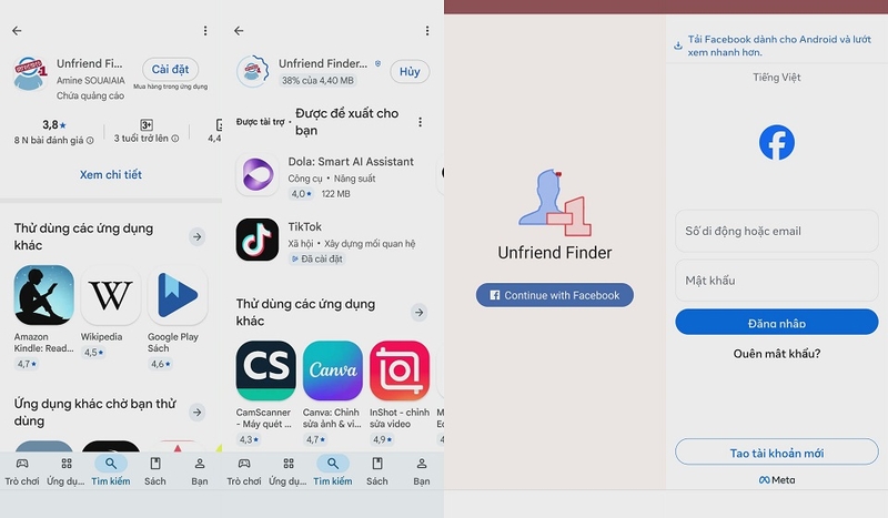 Tải về ứng dụng Unfriend Finder For Facebook cho Android